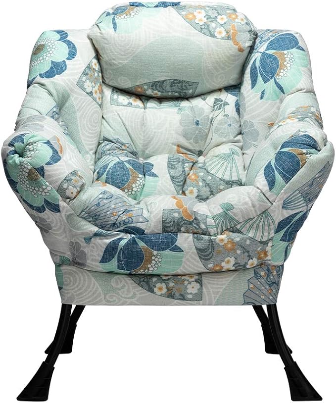 HollyHOME Lazy Chair with Armrest and Side Pocket, Comfy Accent Lounge Chair - Image 7