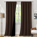 BGment Brown Blackout Curtains for Living Room 95 Inch Length 2 Panels | by BGment