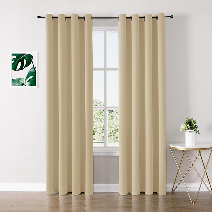 ChrisDowa Blackout Curtains for Bedroom and Living Room 108 Inches Long | 2 by ChrisDowa