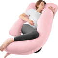 Cooling Pregnancy Pillows for Sleeping, Light Pink | Sasttie Maternity Pillow by SASTTIE