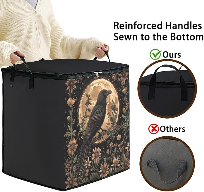 2pcs blanket storage bag for under bed, closet organizers 95L | clothing - Image 4
