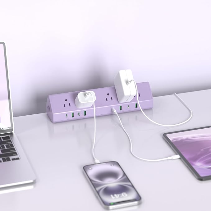 Jgstkcity Desk Clamp Power Strip USB C 65W, Surge Protector, 5 Outlets - Image 7