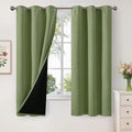 YoungsTex 100% Blackout Curtains 63 Inch Length 2 Panels, Room Darkening Drapes by YoungsTex