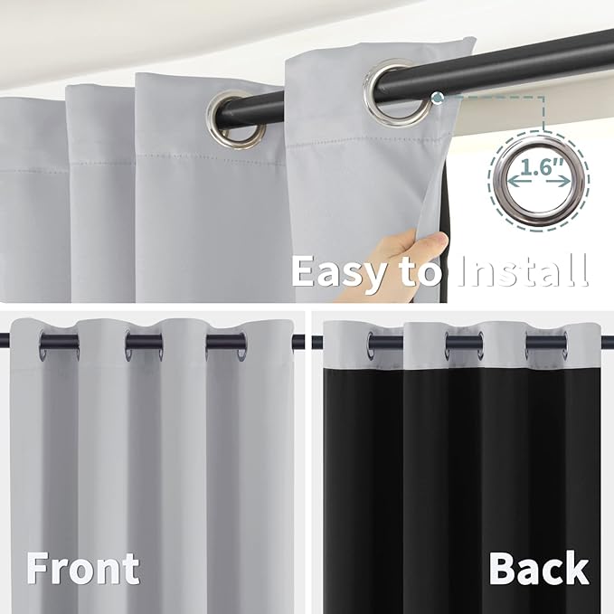 BGment 100% Blackout Curtains for Bedroom - Image 6