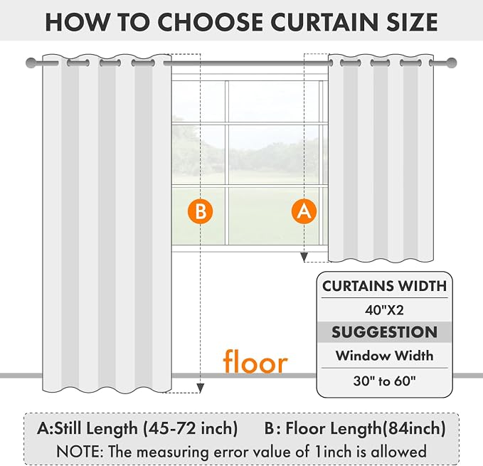 Short Fall Rust Blackout Kitchen Curtain Terracotta W40 x L54 Inch | Burnt - Image 7