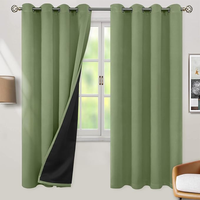 BGment Thermal Insulated 100% Blackout Curtains by BGment