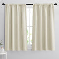 RYB HOME Short Curtains for Bedroom, Room Darkening, Rod Pocket | Thermal by RYBHOME