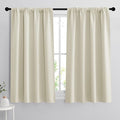 RYB HOME 54 inch Curtains for Living Room Bedroom, Rod Pocket | Thermal by RYBHOME