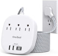 Extension Cord 10 Ft, 22.5W/4.5A Surge Protector Power Strip 10Ft Long Cord | 3 by OneBeat