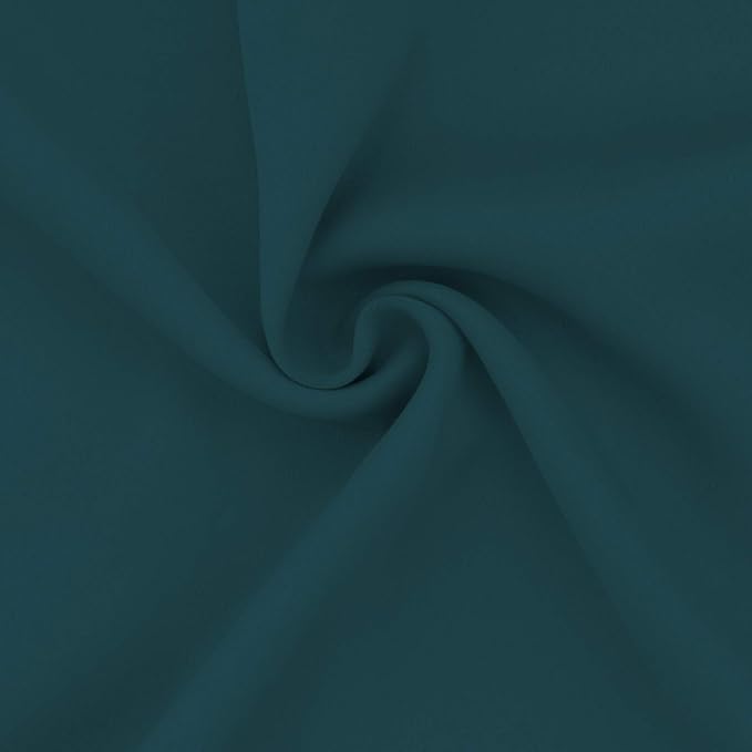Easy-Going Thermal Grommet Blackout Curtains, 2 Panels 52x46 in | Peacock Blue - Image 6