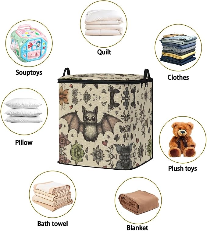 2pcs blanket storage bag for under bed, closet organizers 95L | clothing - Image 2