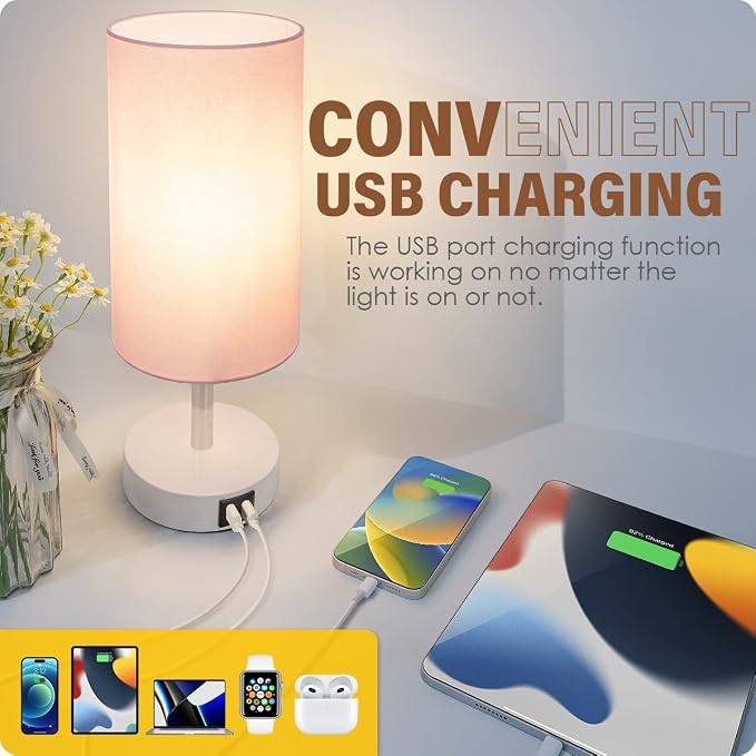 Yarra-Decor Desk Lamp with USB Port, Touch Control Desk Lamp with 3 Levels - Image 3