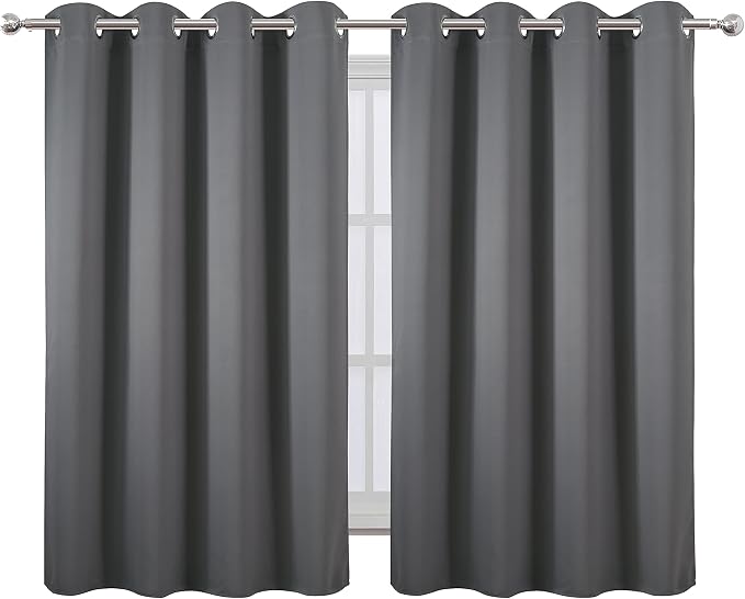 Frost Grey Thermal Blackout Curtains/52 x 54 Inch/Set of 2 Panels Room - Image 2