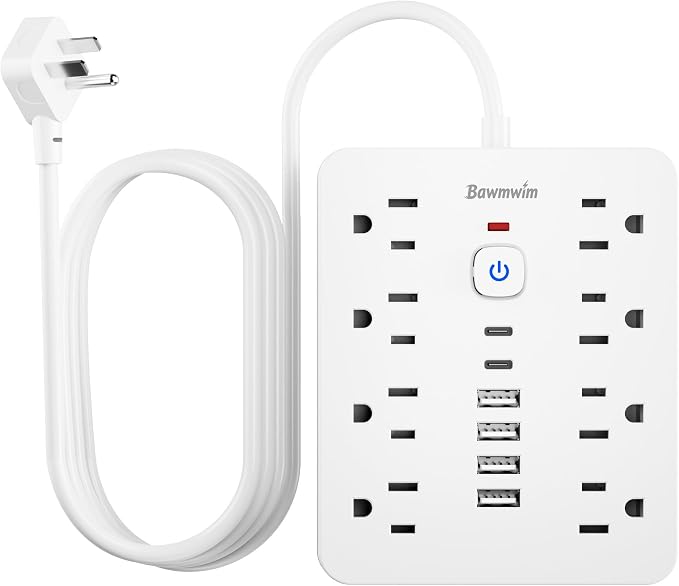 Surge Protector Power Strip by BawmwimDirect