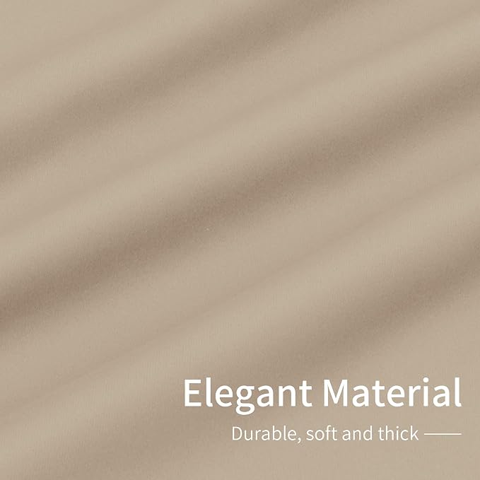 Easy-Going Thermal Grommet Blackout Curtains, 2 Panels 42x84 in, Noise Reduction - Image 6