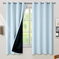 BGment Baby Blue 100% Blackout Curtains by BGment