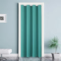 ChrisDowa Blackout Curtains Door Curtain Doorway Closet Drape, Teal 1 Panel | by ChrisDowa