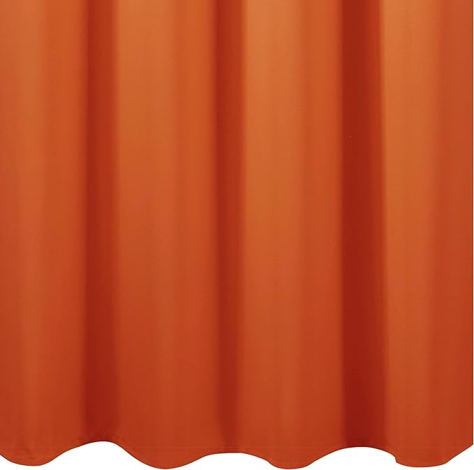 Blackout Curtains 66 x 95 inch/Orange Curtains Set of 2 Panels/Thermal - Image 9