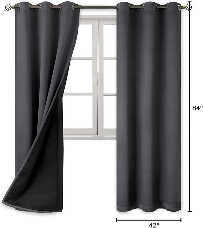 BGment Thermal Insulated 100% Blackout Curtains - Image 9