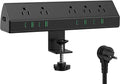 Jgstkcity Desk Clamp Power Strip USB C 45W, 8 USB, 10FT Cable, Edge Mount by Jgstkcity