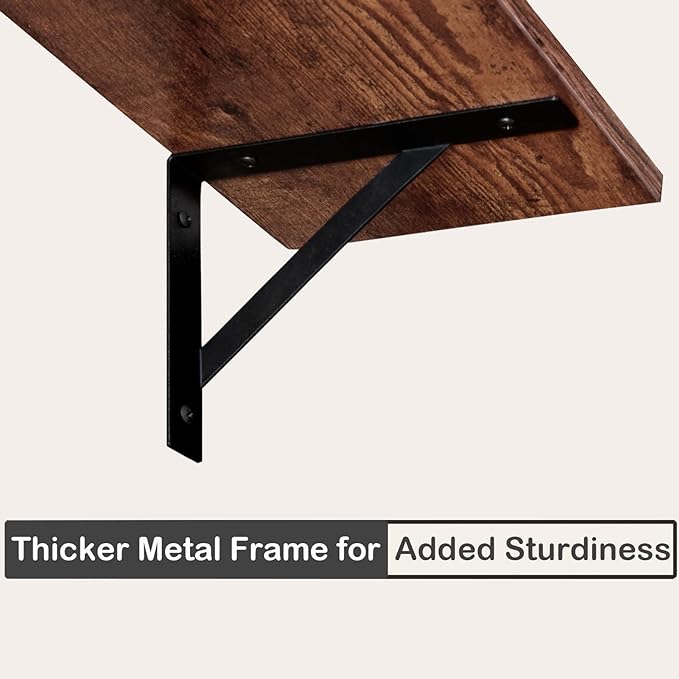 Long Wall Shelves, 39.4 Inch Wall Mounted Shelves - Image 9