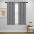 Easy-Going Thermal Grommet Blackout Curtains, 2 Panels 34x54 in, Light Gray | by Easy-Going