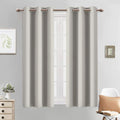 Yakamok Blackout Curtains 38x54 inch Light Beige Thermal Drapes-Bedroom | 2 by Yakamok
