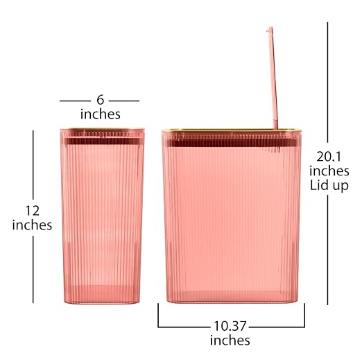 Glad Bathroom Trash Can, 2.6 Gallon - Image 4