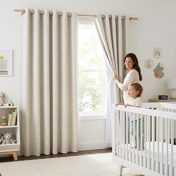 NICETOWN 100% Blackout Curtains 95 inches Length by NICETOWN