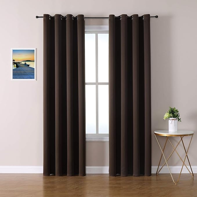 ChrisDowa Blackout Curtains for Bedroom and Living Room 72 Inches Long | 2 by ChrisDowa