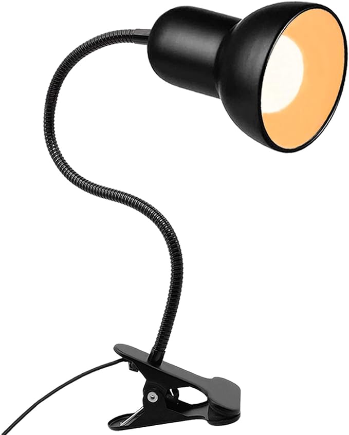 Desk lamp, Clip on Lamp, Clip On Reading Light, Gooseneck Lamp On Cable | by Beser%C2%B7Win