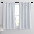 RYB HOME 54 inch Curtains for Living Room Bedroom, Rod Pocket | Thermal by RYBHOME