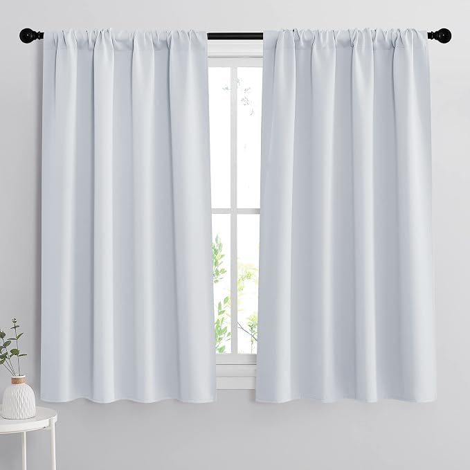 RYB HOME Curtains for Bedroom Living Room Nursery Office 63 inches Long | by RYBHOME
