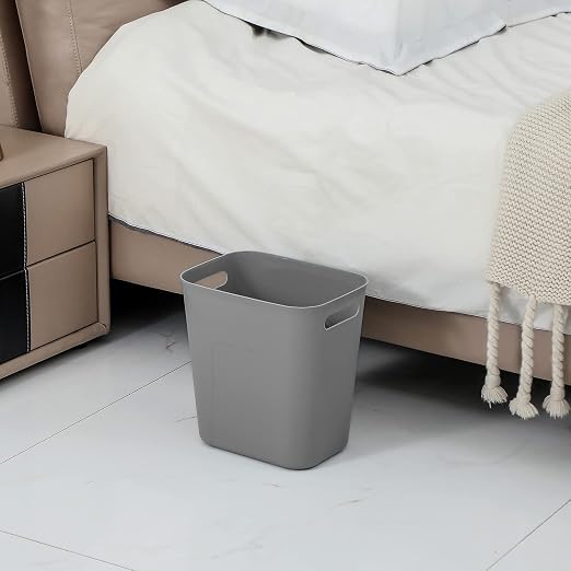 Plastic Small Bathroom Trash Can Wastebasket, 3.5 Gallon, 3 Pack | Compact - Image 3