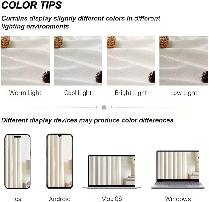 102 inch Long Natural Pinch Pleated 100% Blackout Curtains, Luxury Linen - Image 8