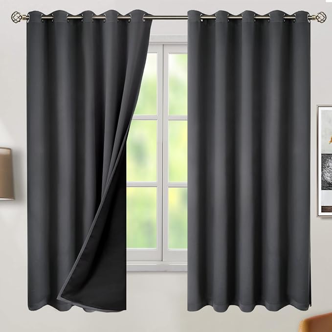 BGment Thermal Insulated 100% Blackout Curtains by BGment