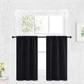 RYB HOME Kitchen Blackout Curtains Over Sink 36 inch Length, Rod Pocket | by RYBHOME