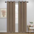 Easy-Going Thermal Grommet Blackout Curtains, 2 Panels 34x72 in, Camel | by Easy-Going