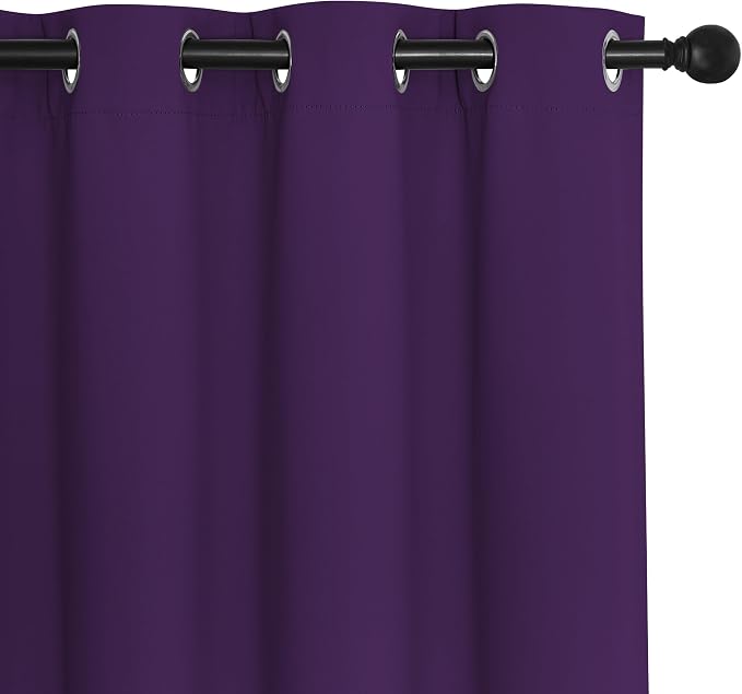 NICETOWN Blackout Sliding Glass Door Curtains, Room Darkening Thermal Insulated - Image 7