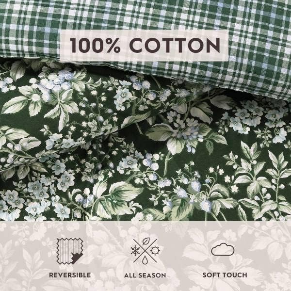 Laura Ashley – Queen Comforter Set, Reversible Floral Bedding - Image 7
