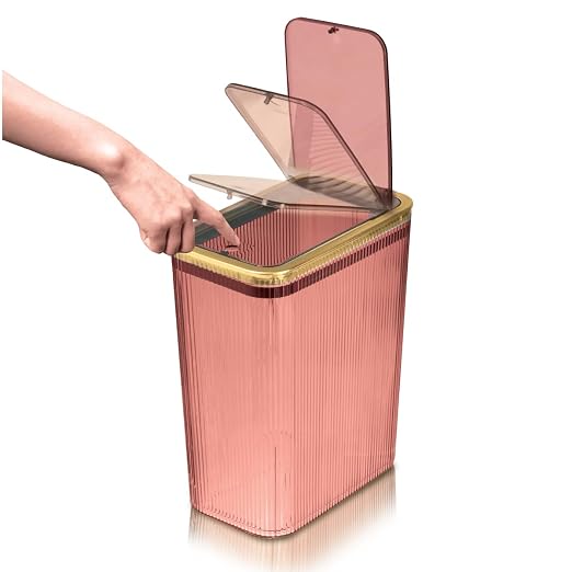 Glad Bathroom Trash Can, 2.6 Gallon - Image 3