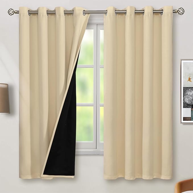 BGment Thermal Insulated 100% Blackout Curtains by BGment