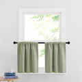 RYB HOME Cafe Blackout Curtains 24 inch Length, RV Camper Window Curtains | by RYBHOME