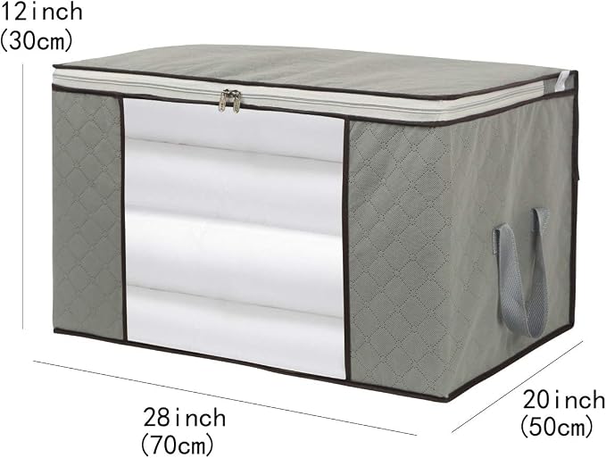 2 Pack Foldable Large Storage Bags - Image 3