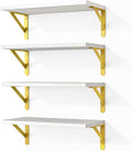 Fixwal Wall Floating Shelves for Home Decor | Wood Shelves, Natural Grain by Fixwal