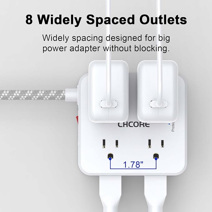 Surge Protector Power Strip - Image 4