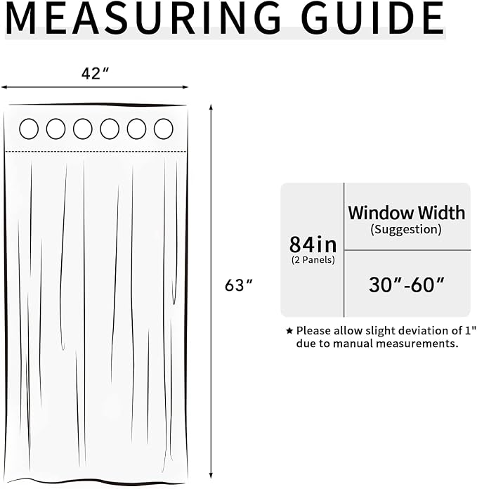 Easy-Going Thermal Grommet Blackout Curtains, 2 Panels 42x63 in, Taupe | - Image 7