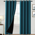 H.VERSAILTEX 100% Blackout Curtains 90 Inch Length Thermal Insulated by HVERSAILTEX