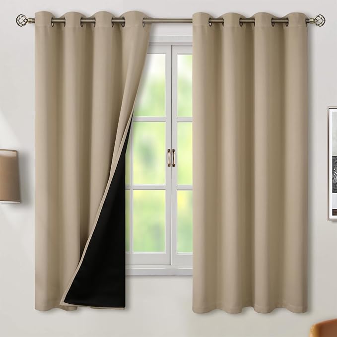 BGment Thermal Insulated 100% Blackout Curtains by BGment
