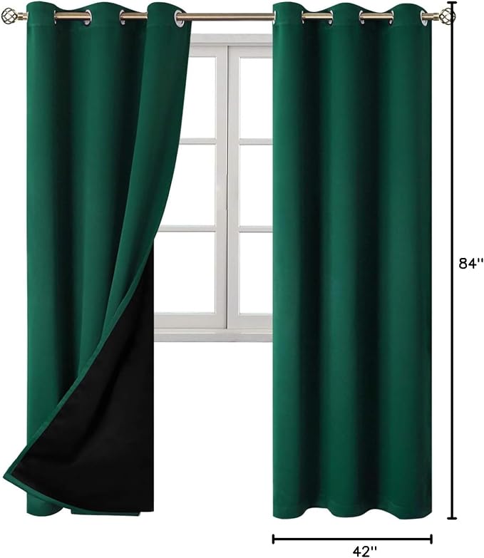 BGment Thermal Insulated 100% Blackout Curtains - Image 9